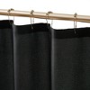 Fantasy Floral Shower Curtain Black Single 72x72 - 3 of 4
