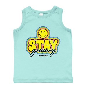 The Juniper Shop SmileyWorld Stay Groovy Toddler Tank - 1 of 4