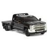 1/64 2018 Silverado 3500 Dually Flatbed Pickup Truck, Black, Exclusive 51583-A - 2 of 4