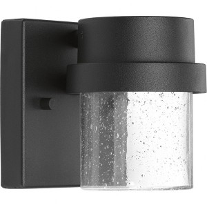Progress Lighting Z-1060 1-Light Outdoor Wall Light, Black Finish, Glass Shade - 1 of 2