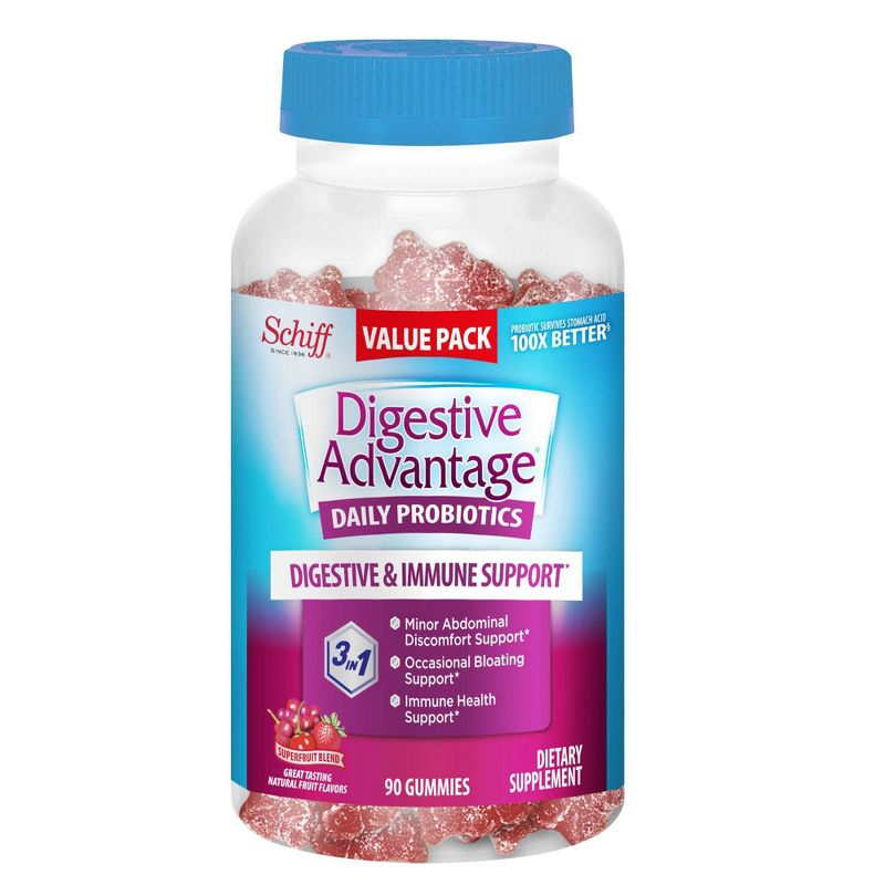 Digestive Advantage Probiotic Gummies - Fruit Flavors, 1 of 14