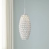 Possini Euro Design Carlier Chrome Crystal Mini Pendant 5 1/4" Wide Modern LED Clear Crystal for Dining Room Foyer Kitchen Island Entryway Bedroom - 2 of 4