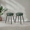 Simple Chair Vanity Chair Dining Bench Barrel Chairs Vanity Stool Chair Roman Chair Upholstered Dining Bench Circle Chair - 4 of 4
