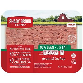 Shady Brook Farms 93/7 Ground Turkey - 1lb