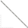 Black Bow Jewelry Men's 6.3mm Stainless Steel Figaro Chain Necklace - 2 of 4