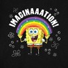 Women's Spongebob Imagination Cap Sleeve Baby Rib Crop Top - 3 of 4