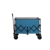 Foldable Steel Wagon Carts With All-Terrain Wheels And Drink Holders,Outdoor Utility Wagon For Camping Shopping Sports Fishing -The Pop Home - 2 of 4