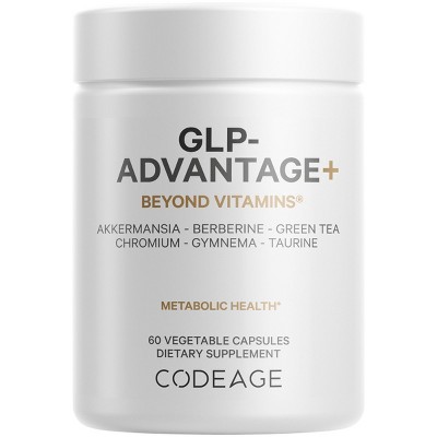 Codeage GLP-Advantage+, Chromium, Berberine, Gymnema, Resveratrol, GLP-1 Activity Support - 60ct
