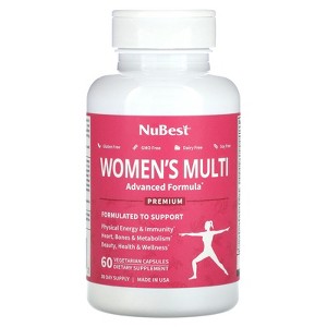 NuBest Premium Women's Multi, 60 Vegetarian Capsules - 1 of 2