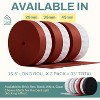 HOME INTUITION 45mm x 33ft Self Stick Silicone Door Seal Weatherstrip - 3 of 4