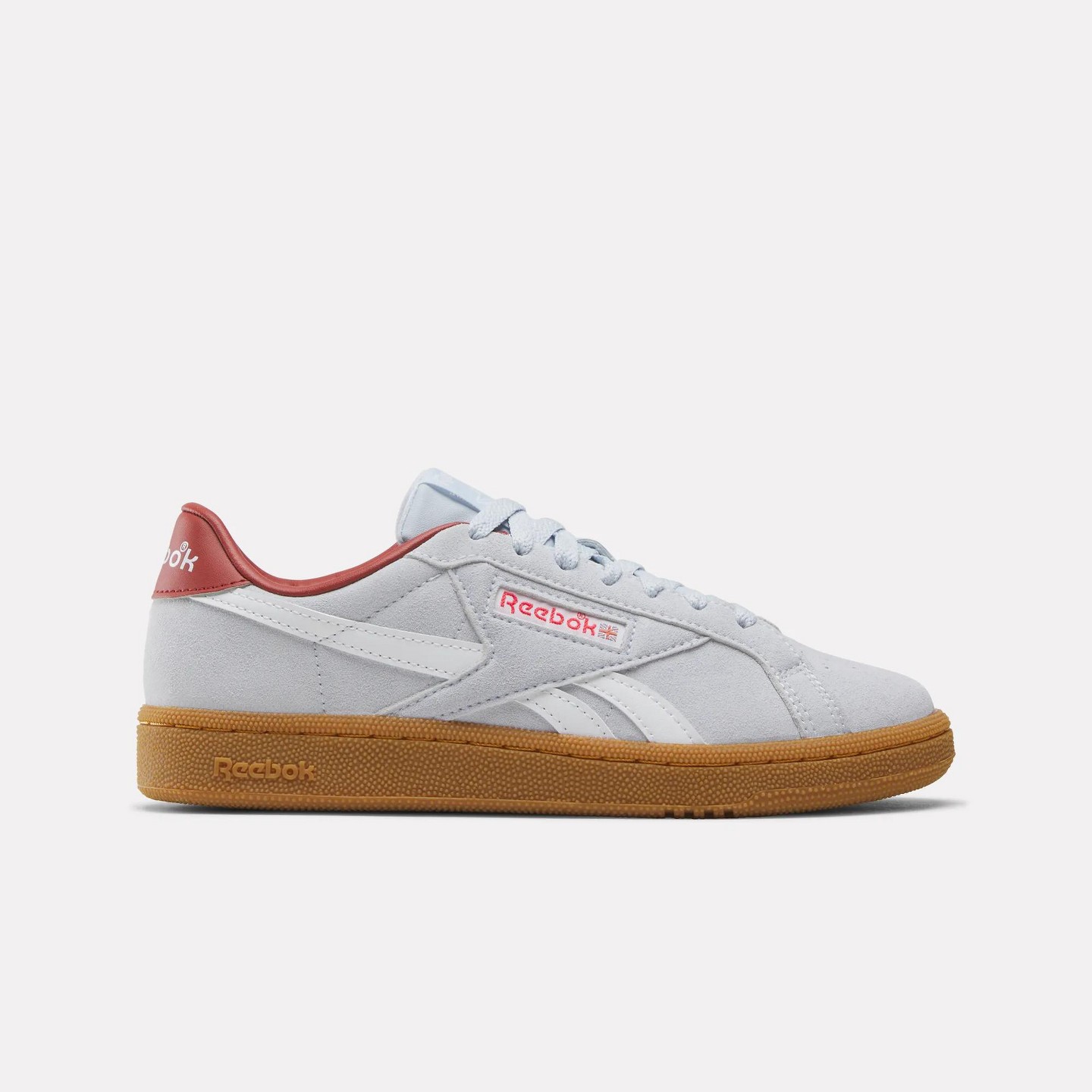 Женские кроссовки Reebok Club C Grounds UK 1.0 Shoes Size 8.5 BLUE/WHITE/GUM, цвет: Синий — фото 1