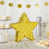 Sparkle and Bash Small Gold Star Pinata for Kids Birthday, Twinkle Twinkle Little Star Gender Reveal Party Decorations, Baby Shower, 13 x 3 In - 2 of 4