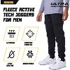 Ultra Performance Mens Fleece Cargo Joggers with Pockets, Athletic Bottoms for Men with Pockets - 4 of 4