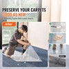 VEVOR Carpet Protection Film, 24" x 200' Floor and Surface Shield with Self Adhesive Backing & Easy Installation, Polyethylene Adhesive Car Mat - 3 of 4