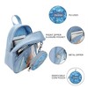 Disney Frozen Elsa & Anna Ice Palace Blue 10.5” Mini PU Backpack for girls - 2 of 4