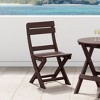 WestinTrends Malibu HDPE Outdoor Patio Modern Folding Dining Chair - 2 of 4