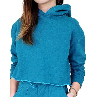 Girl Knit Crop Hoodie - tractr