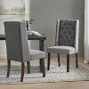 MAYEERTY Set of 2 Classic Dining Chairs, Solid Frame Comfortable Seating, Dining Room - 2 of 4