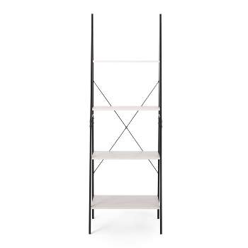 71.5" Newnan Modern Industrial 4 Shelf Etagere Ladder Bookcase - Christopher Knight Home