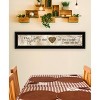 "Love of Nature Kitchen / Heart of Then Home" by Artisan Trendy Decor 4U, Ready to Hang Framed Print, Black Frame - 2 of 4