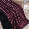 50"x60" Printed Fur to Faux Shearling Textured Throw Blanket - Sutton Home Fashions - 2 of 4