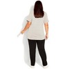 Avenue Women's Plus Size Tall Butter Denim Straight Leg Jean - 3 of 4