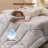 Bedsure | All Season Comforter Duvet Insert Quilted Down Alternative Comforters - 3 of 4