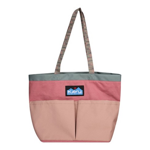 Kavu Twin Falls Tote Shoulder Strap Canvas Color Block Bag