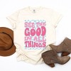 Simply Sage Market See The Good Checkered Garment Dyed Tee - 3 of 4