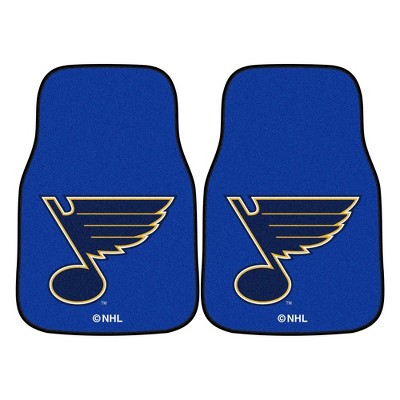 NHL St. Louis Blues Carpet Car Mat Set - 2pc