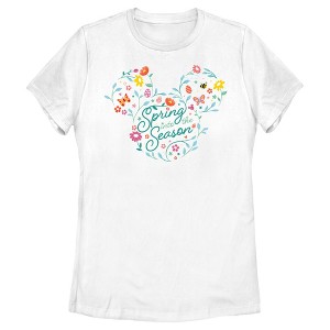 Women's Mickey & Friends Spring Into the Season T-Shirt - 1 of 4