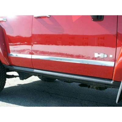 QAA is Compatible with 2006-2009 Hummer H3 4 Piece Stainless Body Molding Insert Trim Kit, 1.75" Width HV46304