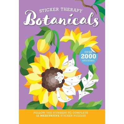 Sticker Therapy: Botanicals - (Paperback)