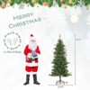 Costway 6/7/8 FT Artificial Christmas Tree with 370/502/702 Branch & Needles 22/28/36 Pinecones & 200/300/400 Lights - 3 of 4