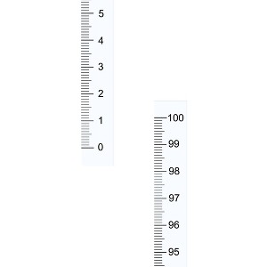 Unique Bargains Metric Self-Adhesive Peel and Stick Waterproof Measuring Ruler - 1 of 4