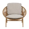 Christopher Knight Home Cecil Bohemian Outdoor Papasan Style Wicker Lounge Chair with Cushions - 4 of 4