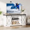 Homhougo TV Stand for TVs up to 65" White - 4 of 4