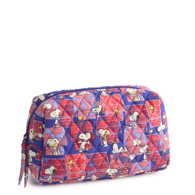 Vera Bradley Women's Outlet Peanuts Cotton Essential Medium Cosmetic Bag