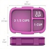 LunaLulinlk Leak-Proof Lunch Box - Purple - 3 of 3