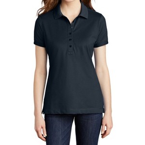 Mafoose Women's Casual Short Sleeve Stretch Pique Moisture-Wicking Polo Shirt - 1 of 4