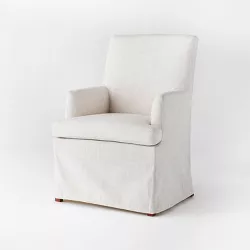 Upholstered Dining Chair Cream - Threshold™ designed with Studio McGee