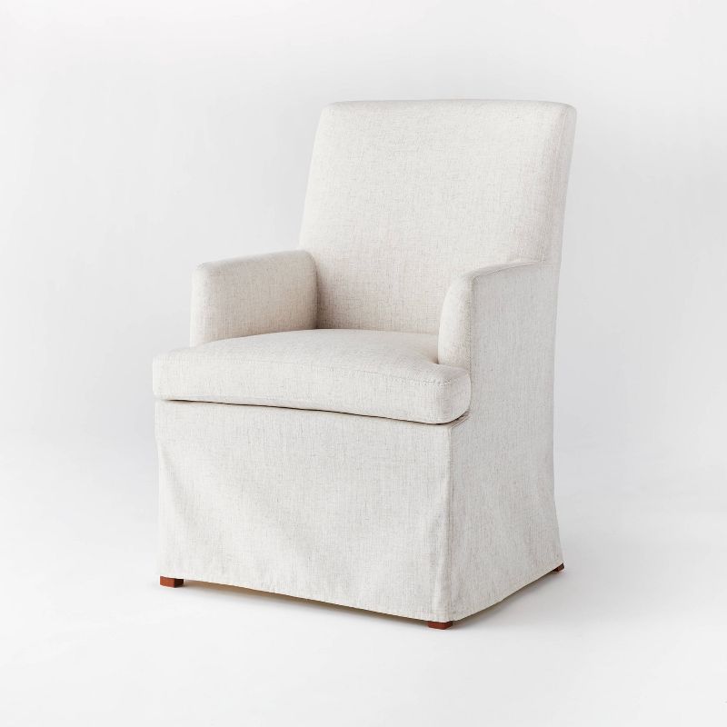 Upholstered Dining Chair Cream - Threshold&#8482; designed with Studio McGee, 1 of 16
