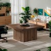 Hommoo Square Coffee Table, 31.5-Inch Wood Center Table Cocktail Table - 3 of 4