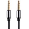Monoprice Audio Cable - 15 Feet - Black | Auxiliary 3.5mm TRRS Audio & Microphone Cable, Slim Design Durable Gold Plated - Onyx Series - 3 of 4