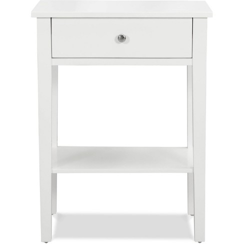 Target white side store table