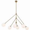 Crystorama Lighting Omni 6 - Light Chandelier in  Aged Brass - 2 of 4