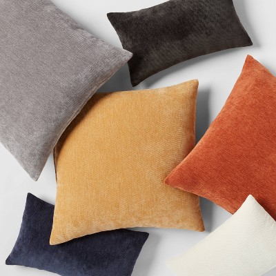 2pk Chenille Square Throw Pillows - Threshold™