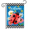 Briarwood Lane Spring Garden Flag 12x18 For Outdoor Ladybug Welcome For Spring Garden Flag Flags For Outside - 2 of 4