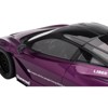 McLaren 720S "LB-Works" Purple Metallic with Black Top 1/18 Model Car by Top Speed - 2 of 4