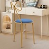 YIYIBYUS Modern Chair, Butterfly-Shaped Stool, Butterfly Backrest Chair for Dining Makeup - 2 of 4